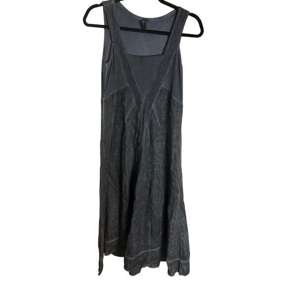 Inizio Italy Linen Lagenlook Dress With Pockets Women’s Size Med - Picture 1 of 5